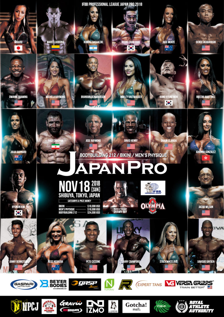 IFBB Professional League Japan Pro 2018 poster